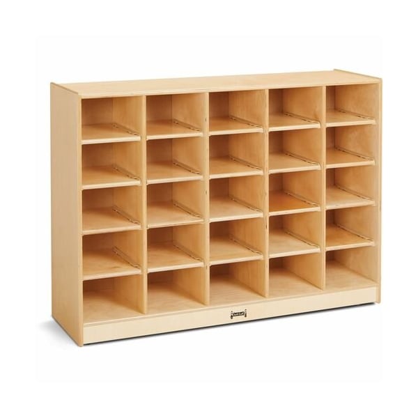 Jonti-Craft JontiCraft 0425JC, TRAY MOBILE CUBBIE, 48W X 15D X 35.5H, BIRCH JNT0425JC - main